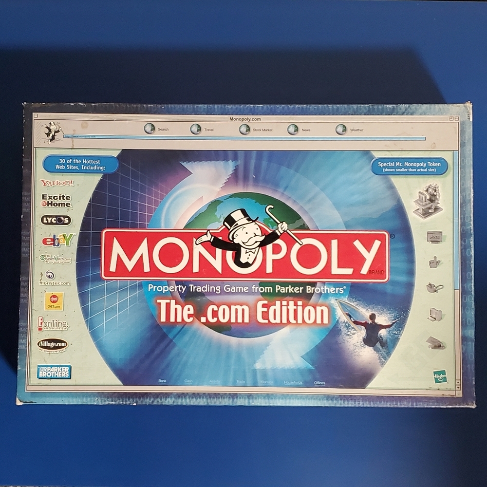 Hasbro Monopoly The .com Edition
